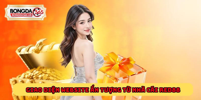 Giao diện website ấn tượng từ nhà cái Red88