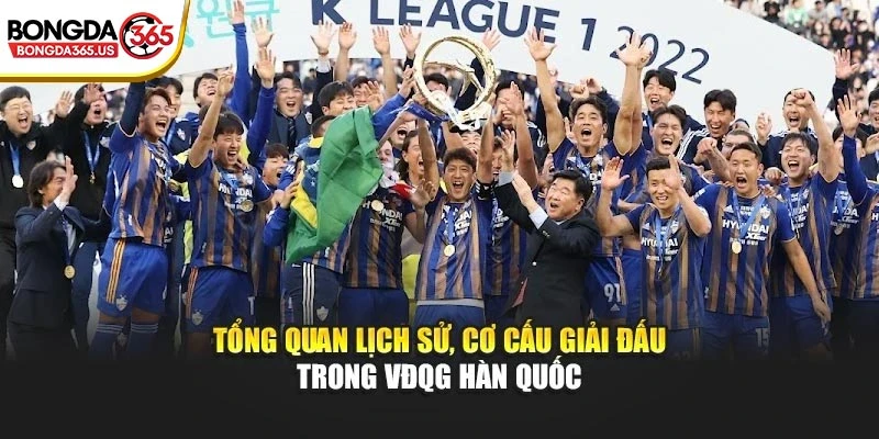 Tổng quan lịch sử, cơ cấu giải đấu trong VĐQG Hàn Quốc